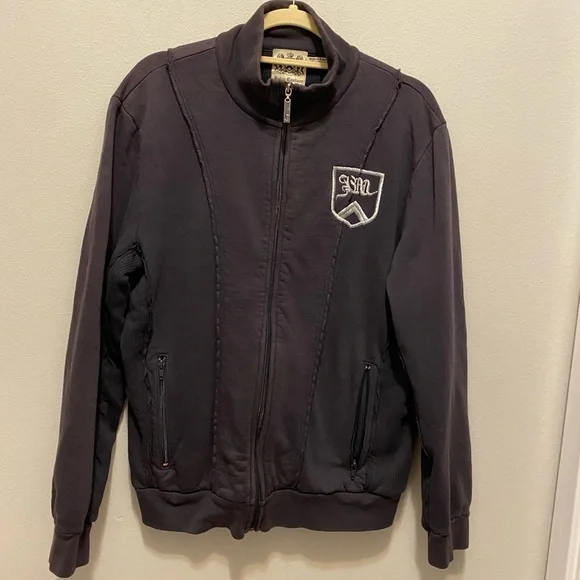 Juicy Couture men’s black zip down hoodie size Large. Very good conditio… - Picture 4 of 16